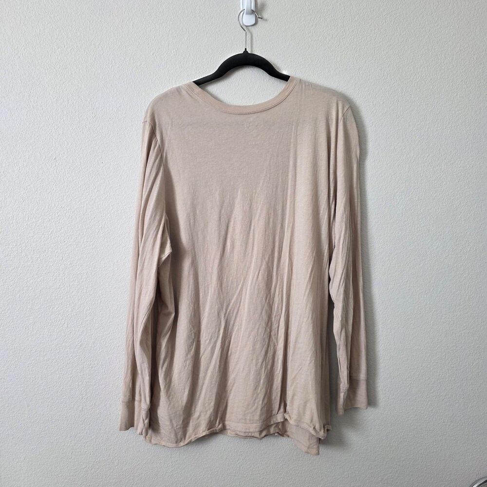 Torrid Women's Size 2 Beige Montauk New York 1989 Graphic Long Sleeve Tee Plus - Picture 6 of 6